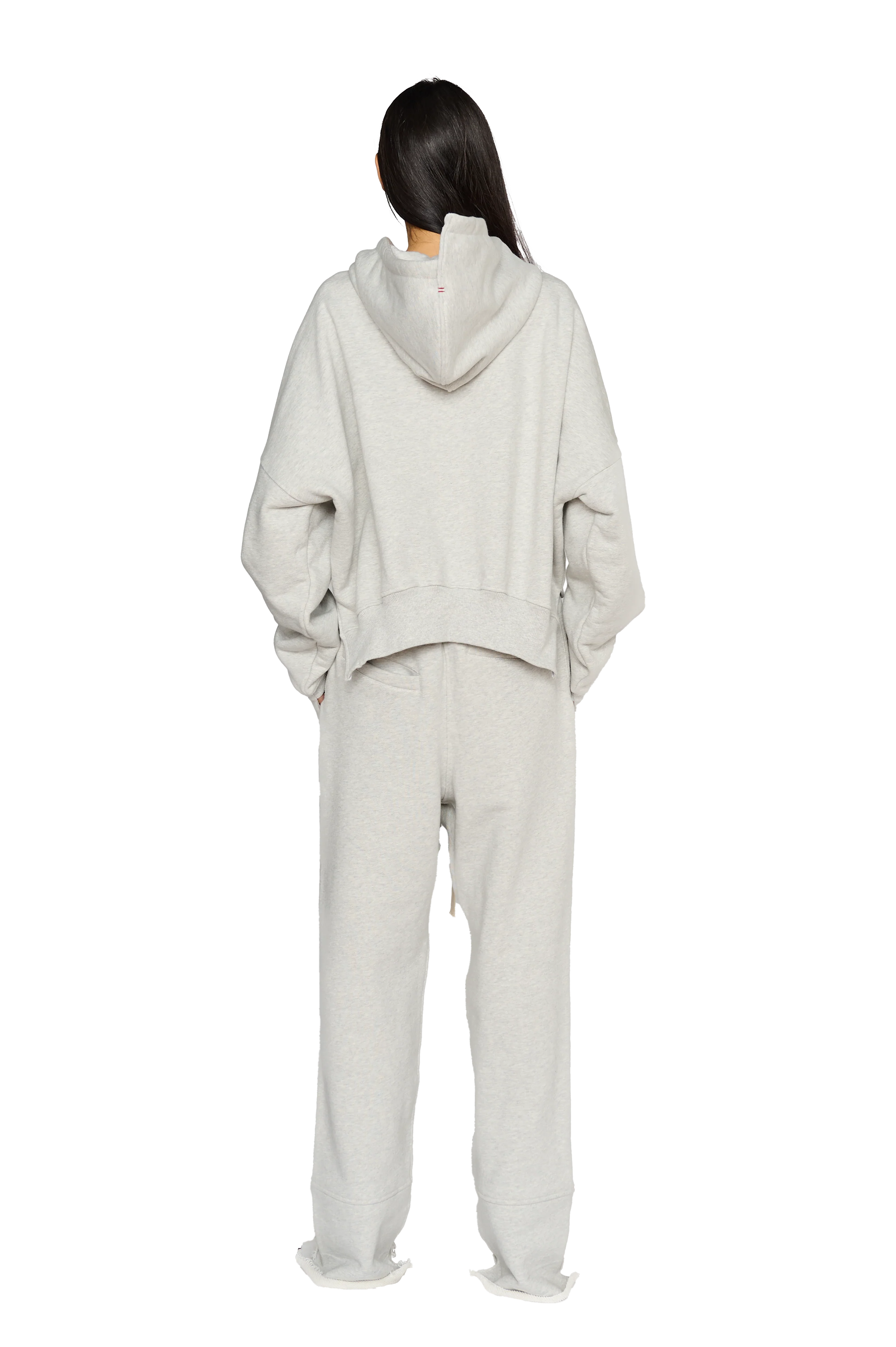 Asymmetric, Drop Crotch Tracksuit Bottoms - Cloud - Image 3