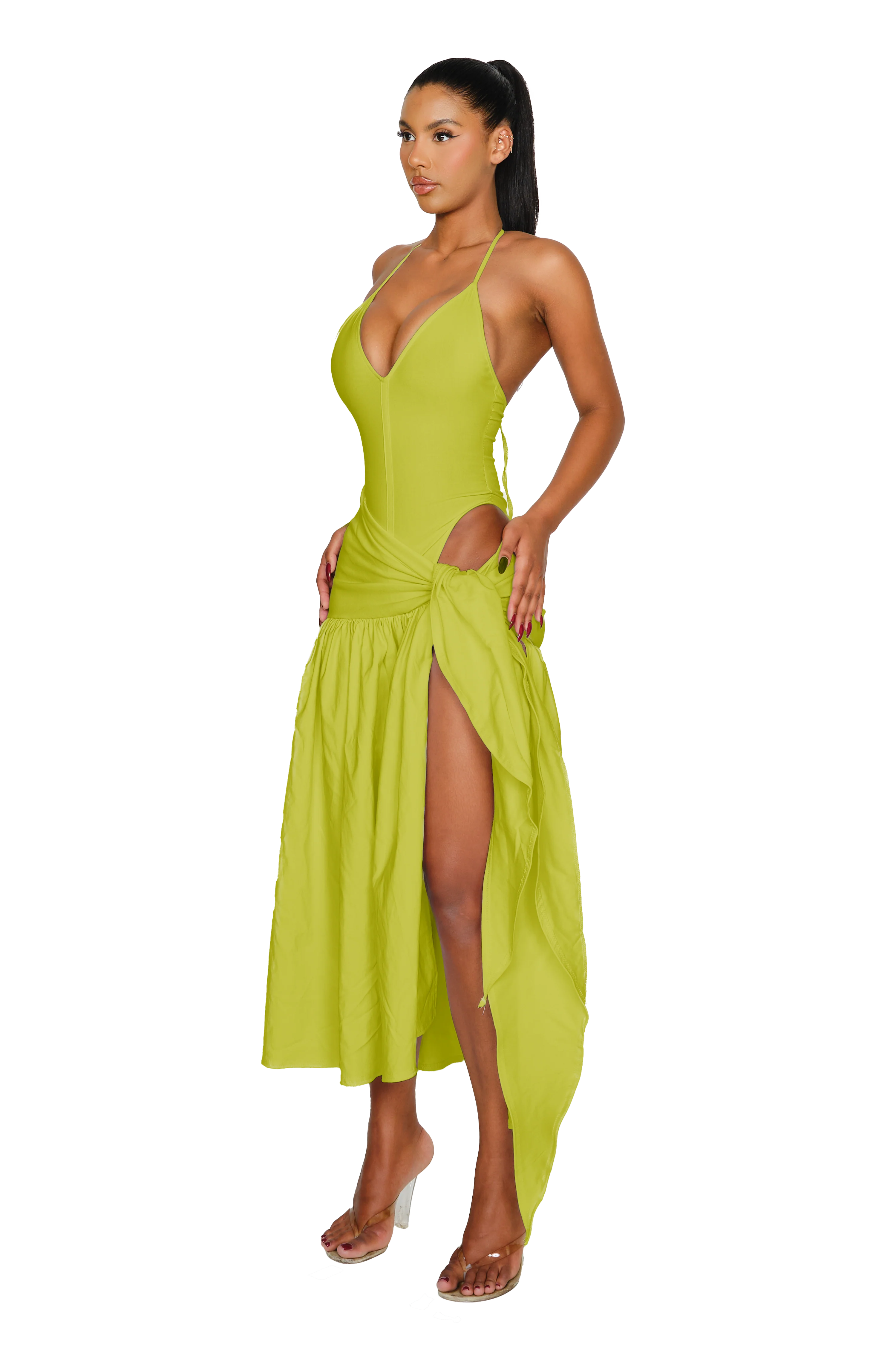 Atacama Dress - Fresh Lime - Image 2