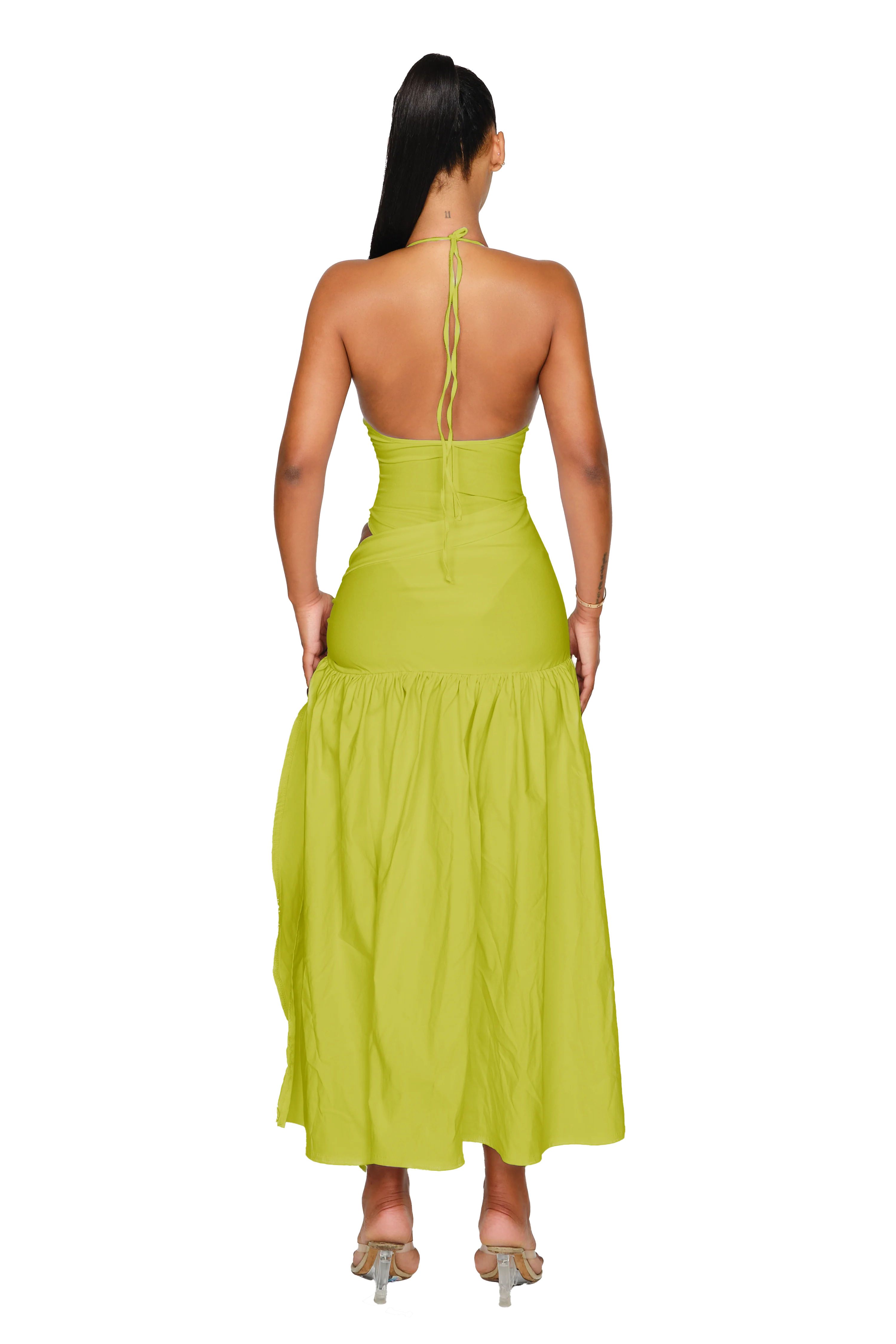 Atacama Dress - Fresh Lime - Image 3