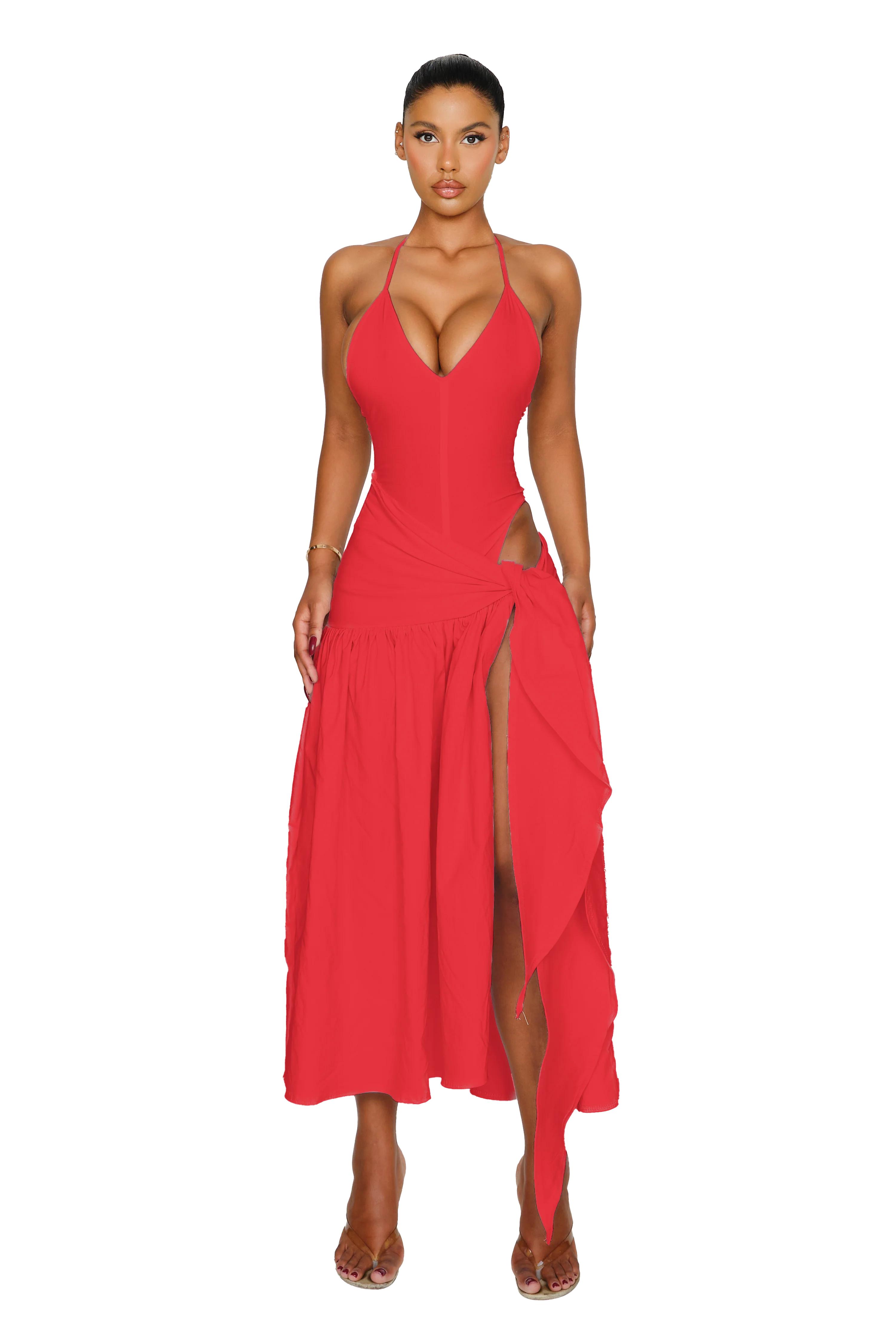 Atacama Dress - Hot Red
