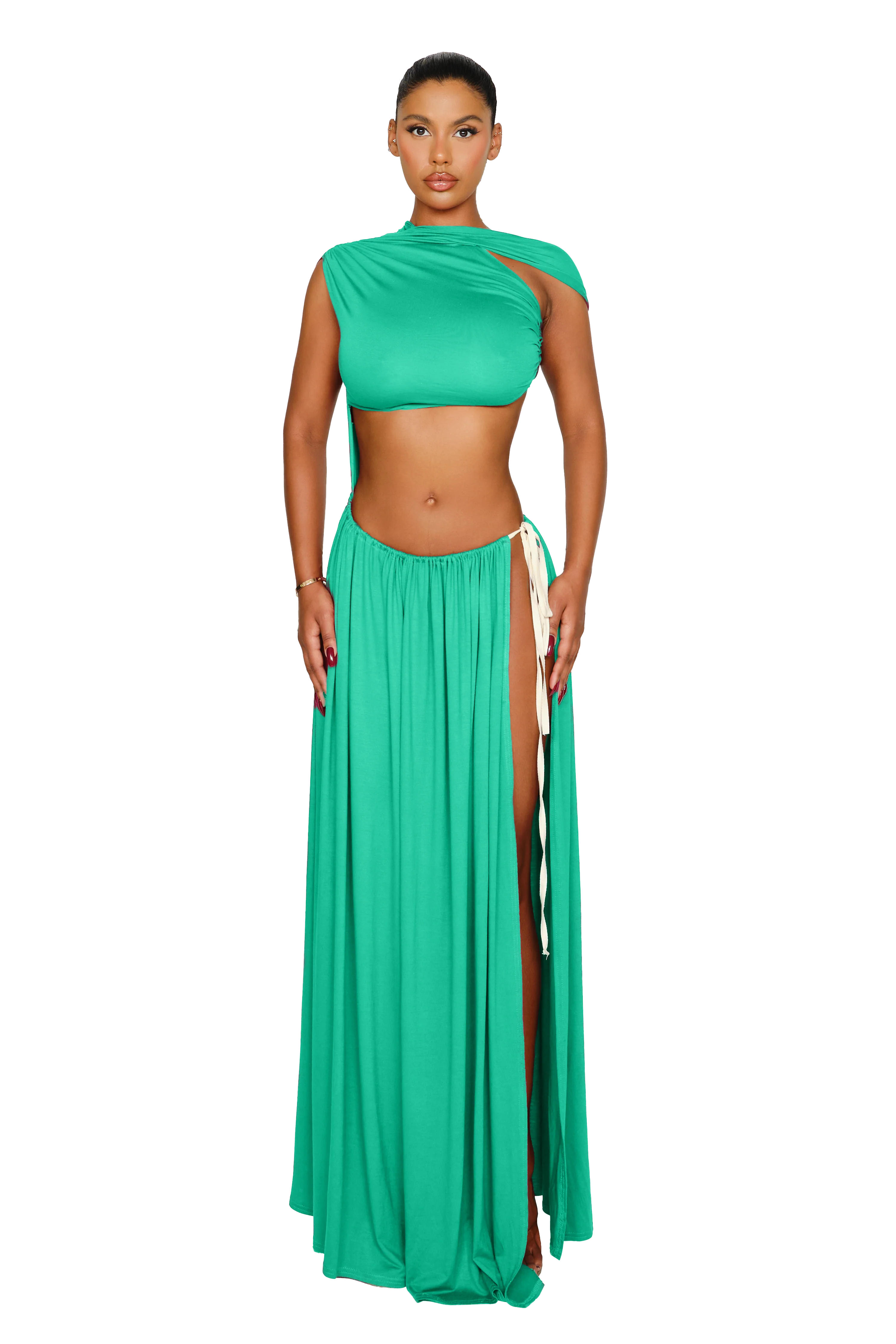 Caroni Dress - Jade Green