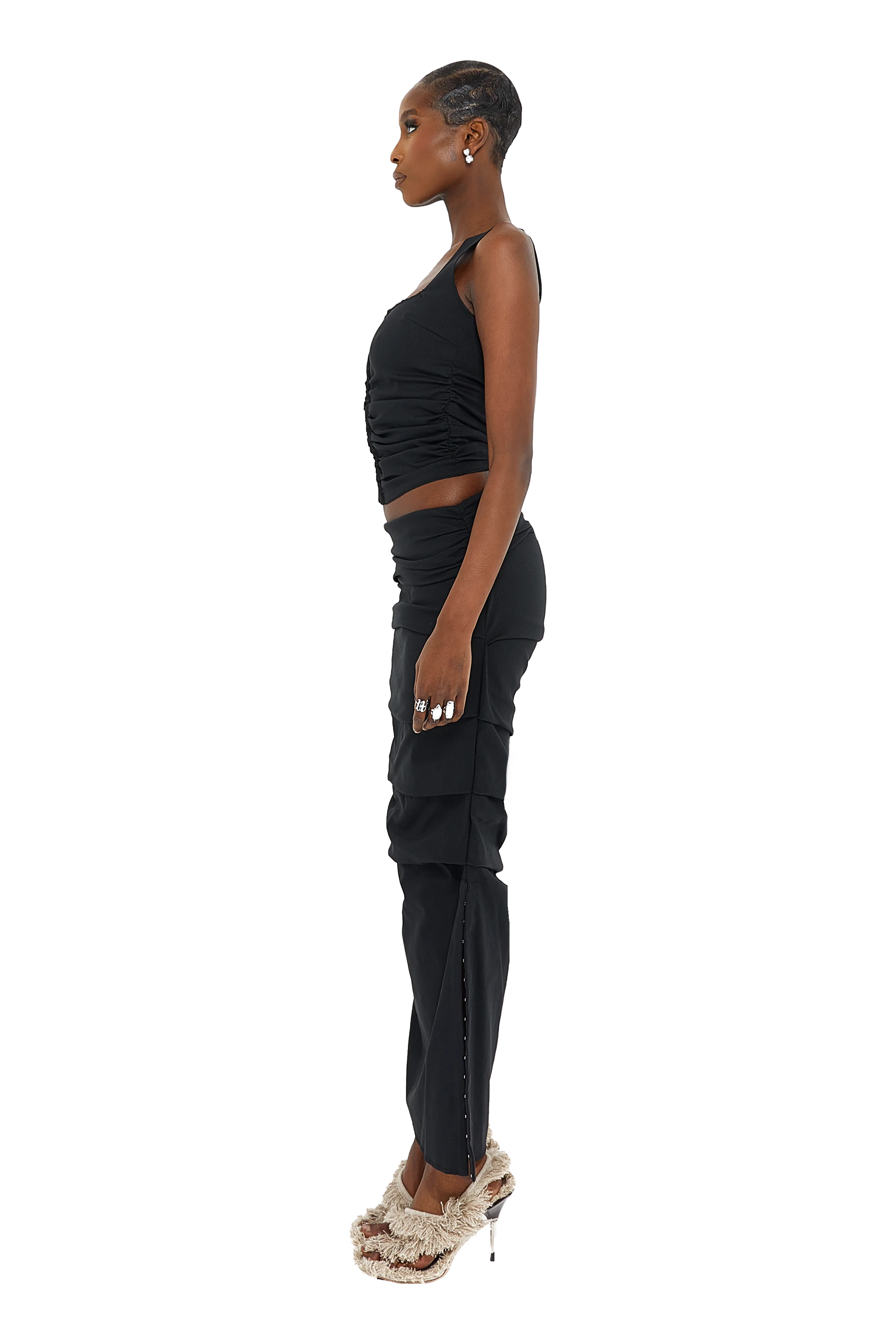 PERITO SKIRT - Satin Black - Image 2