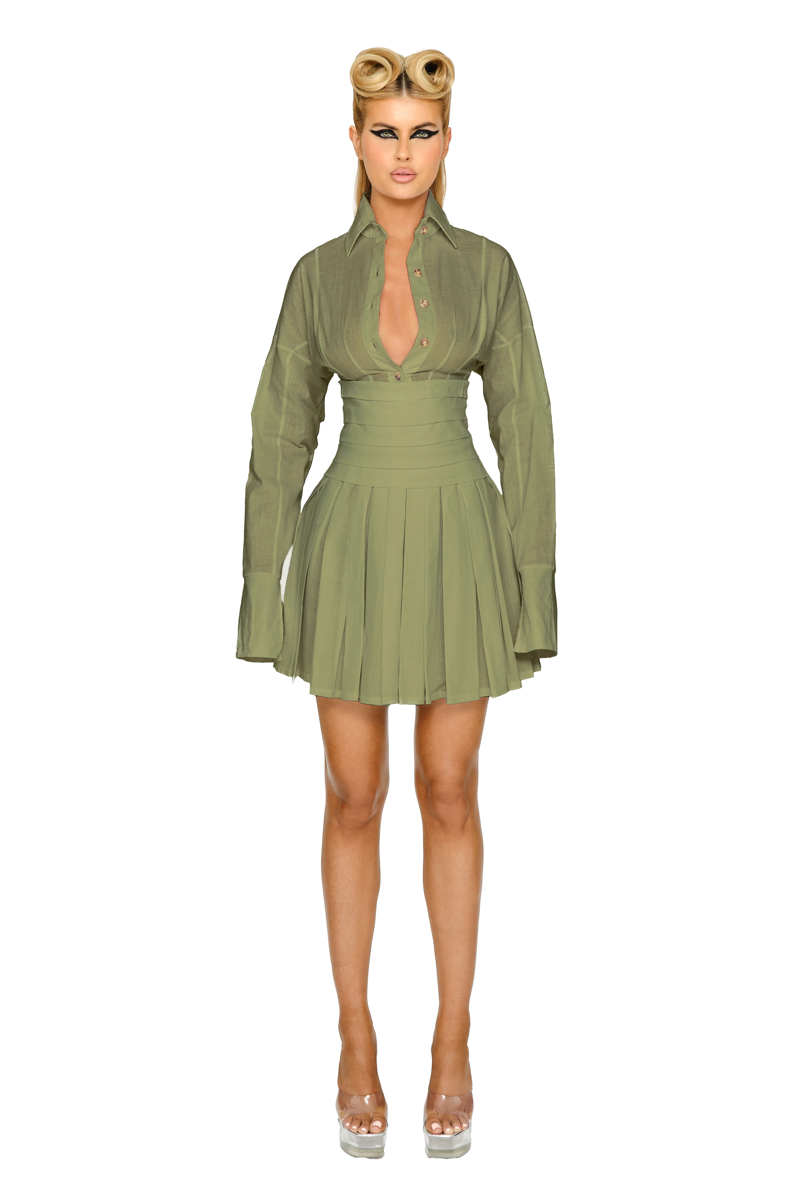 Fuji Skirt - Sage Noir