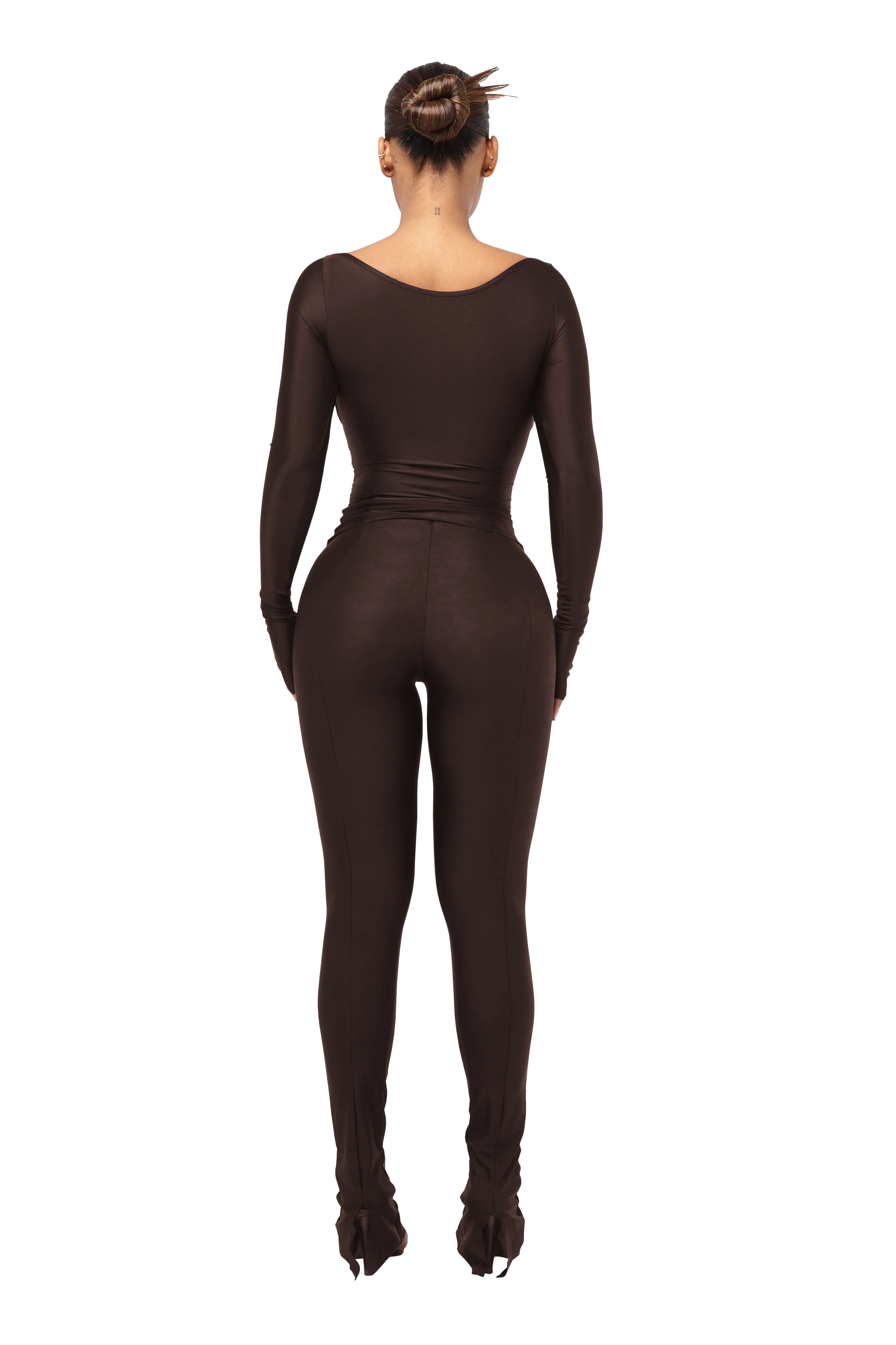 LANAI LEGGINGS - Chocolate - Image 3