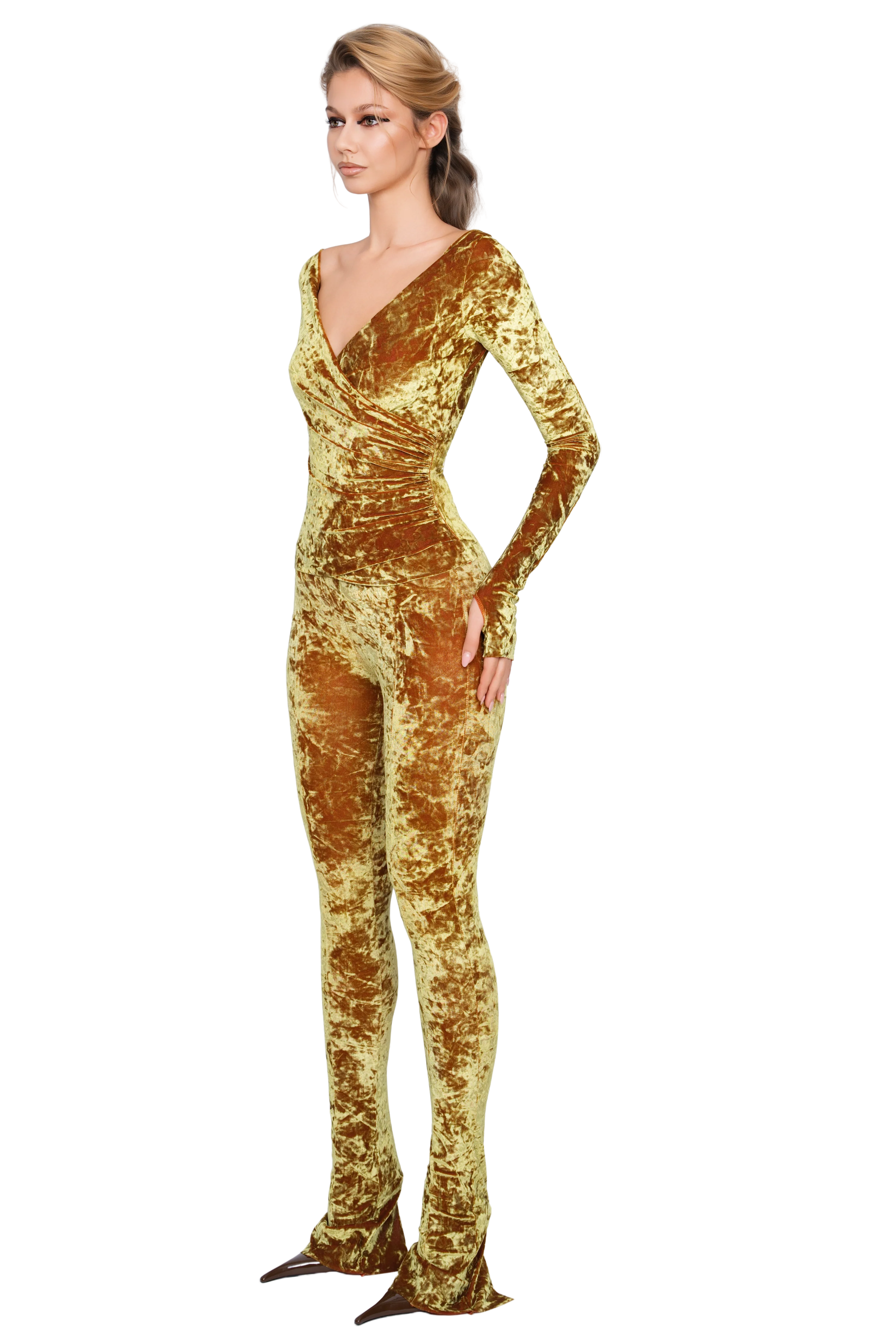 Lanai Leggings - Honey Lime - Image 2
