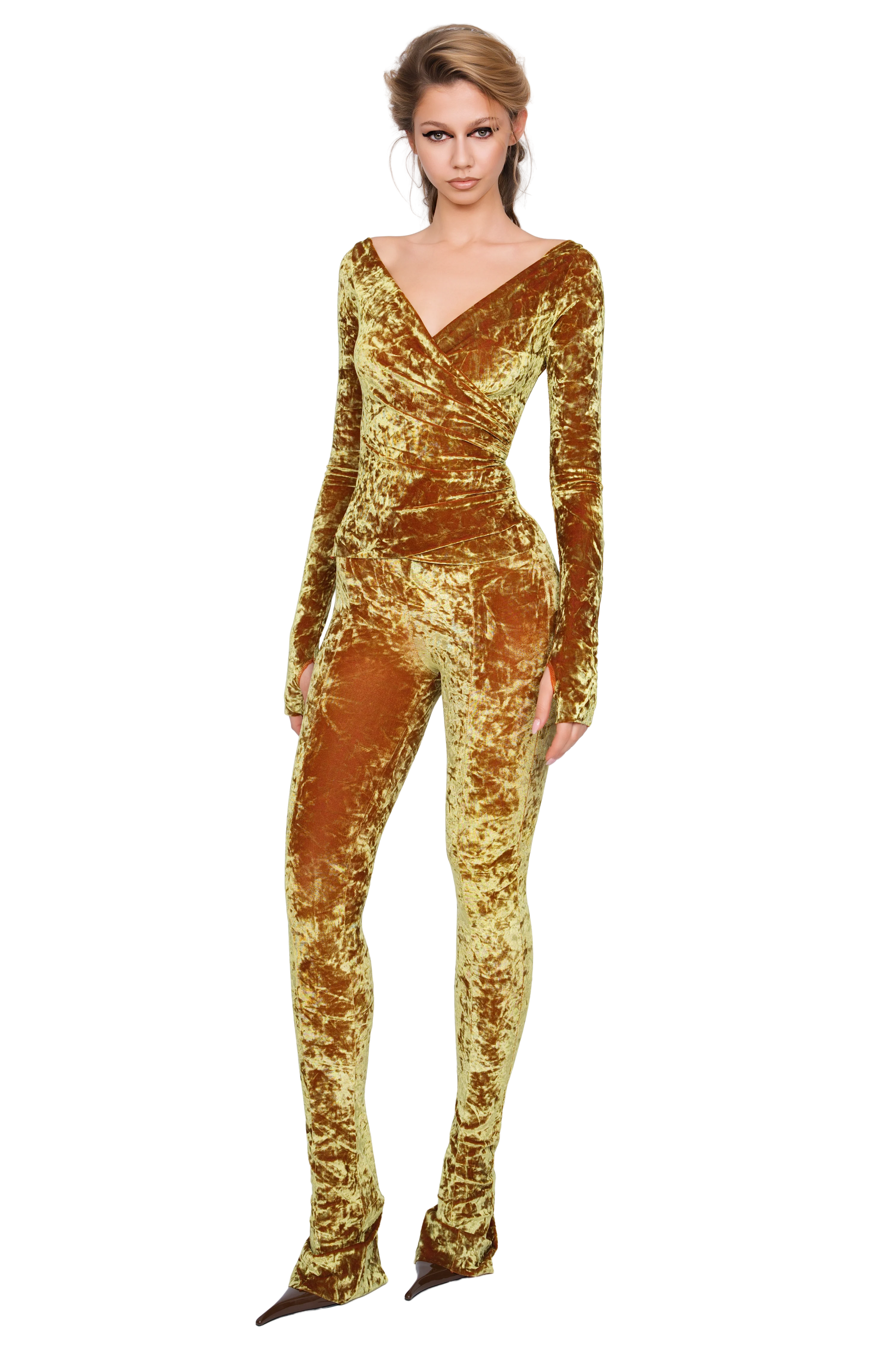 Lanai Leggings - Honey Lime - Image 4
