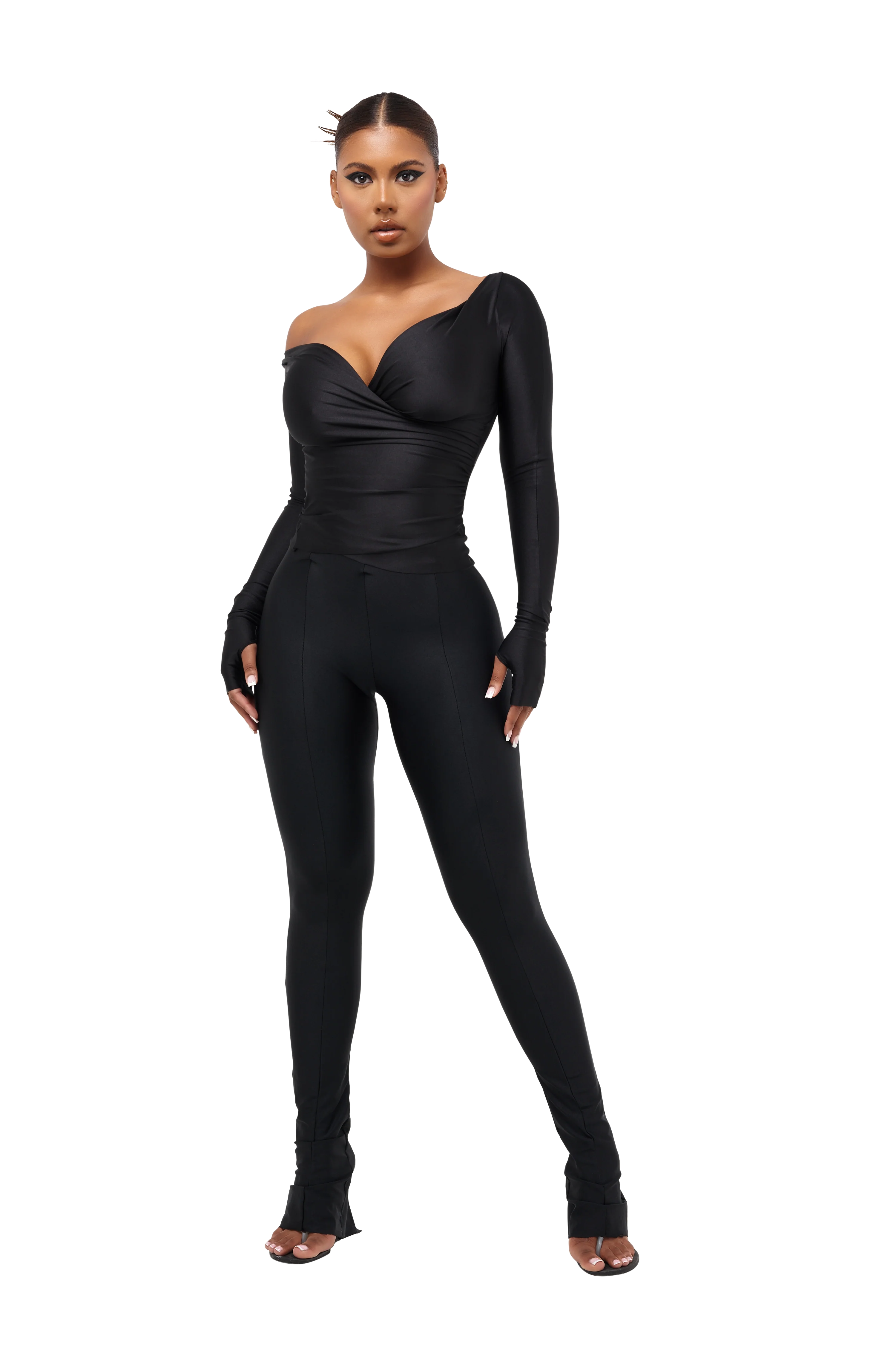 LANAI LONG-SLEEVED TOP - SQUID INK - Image 5