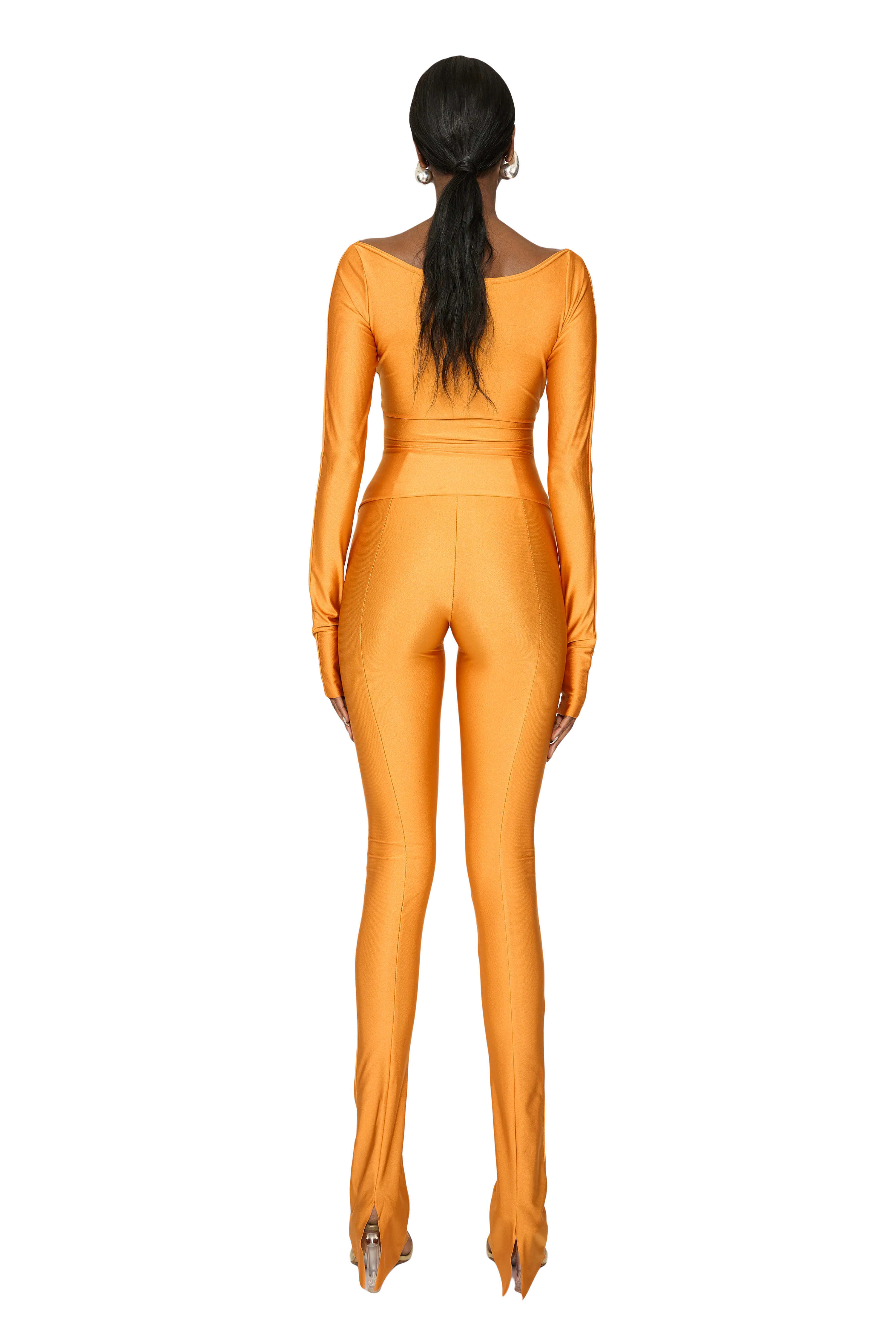 LANAI LONG-SLEEVED TOP - Turmeric Latte - Image 3