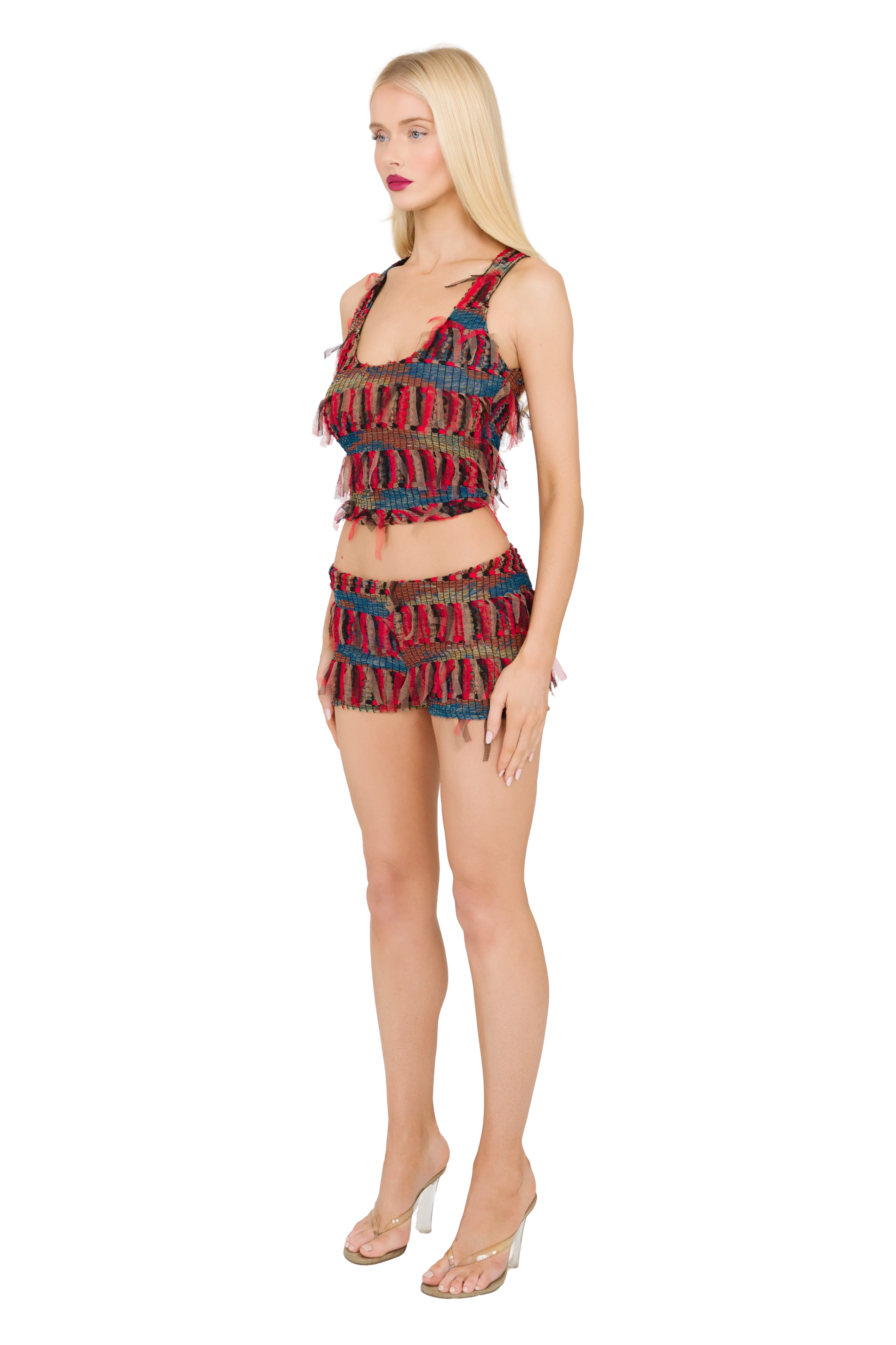 Nira Mini Shorts - Red Tape - Image 2