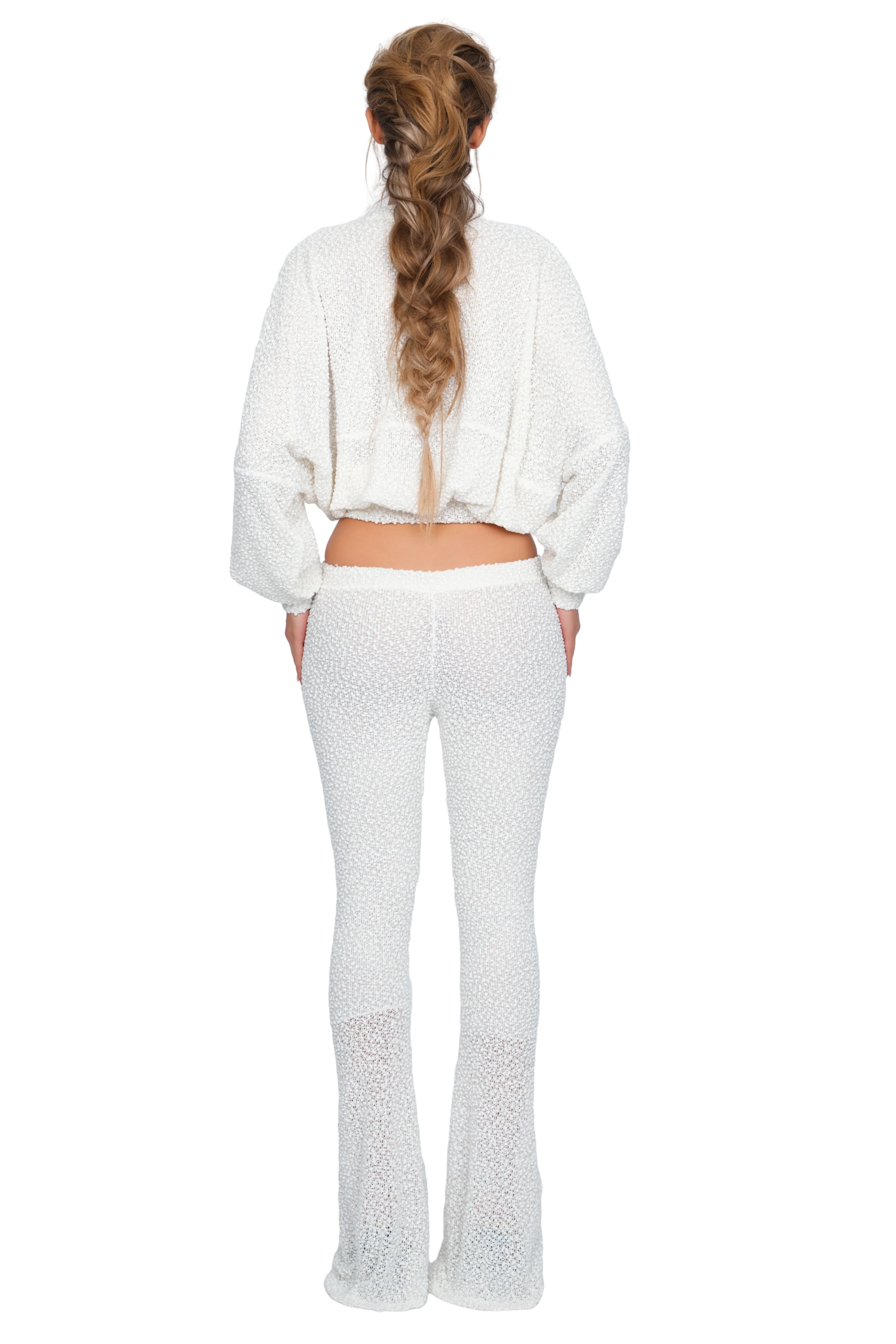Palla Bianca Bomber Jacket - Opal Cream - Image 3