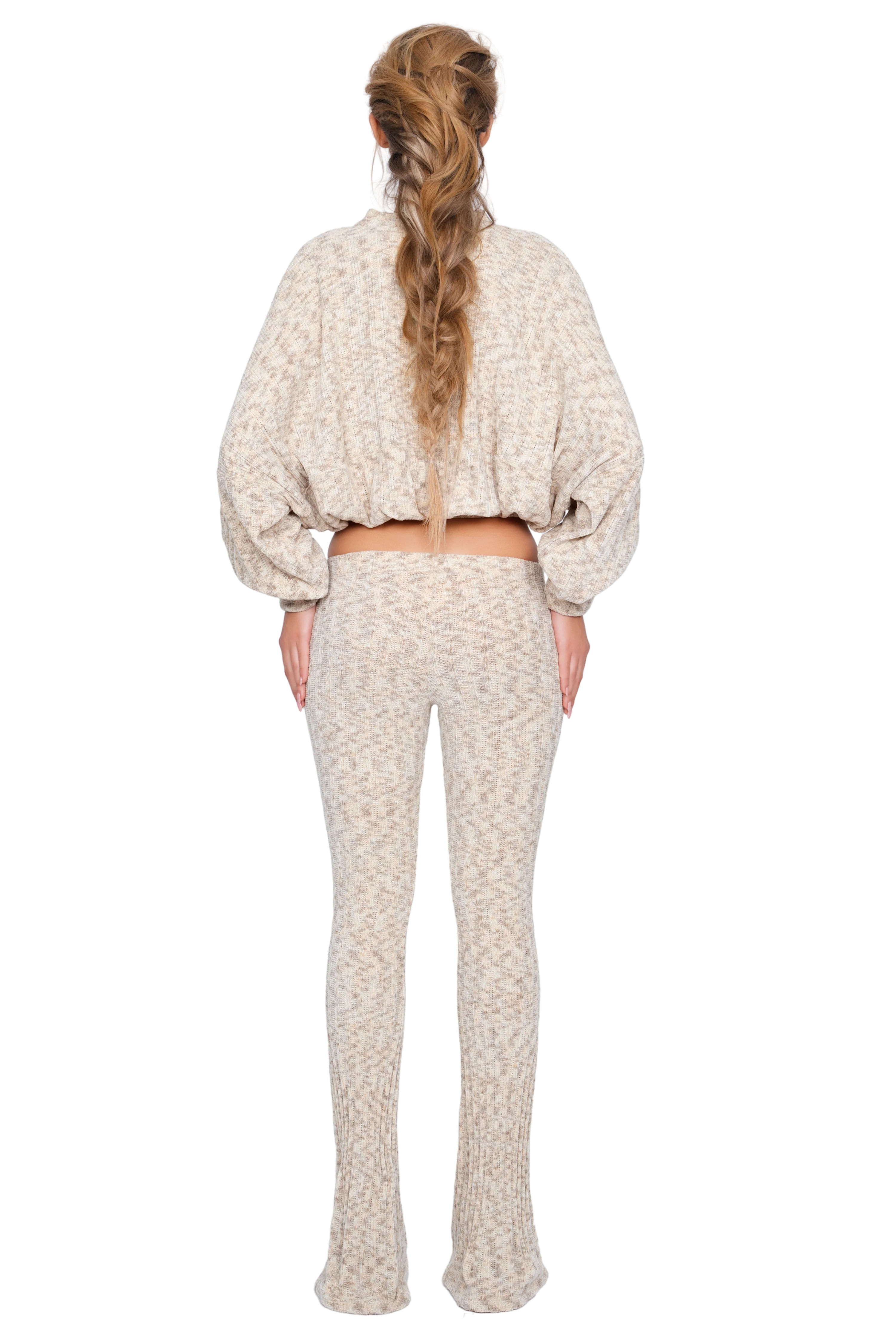 Palla Bianca Bomber Jacket - Sandstone Marl - Image 3