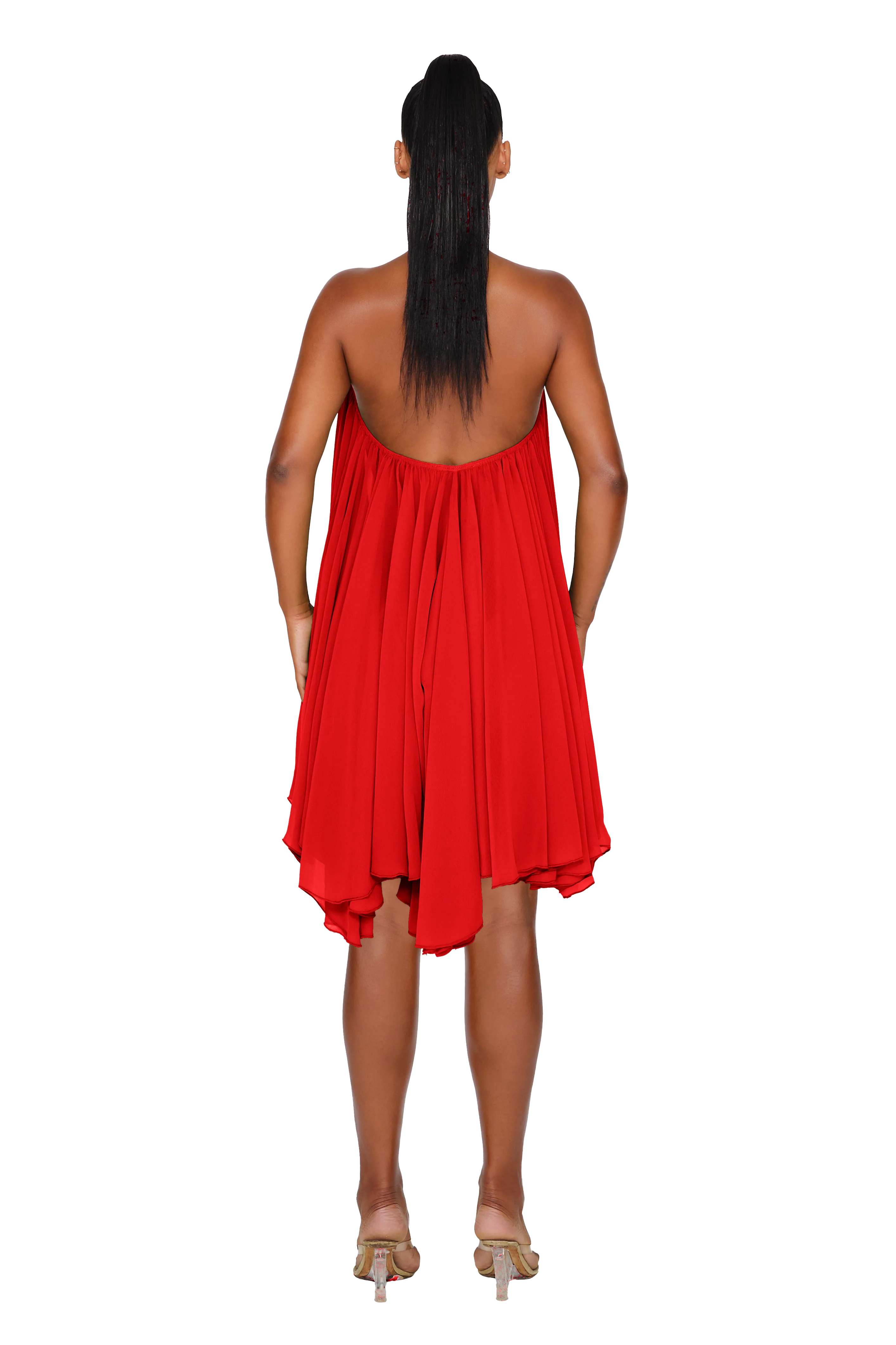 Thar Dress - Fire Lily Red - Image 3