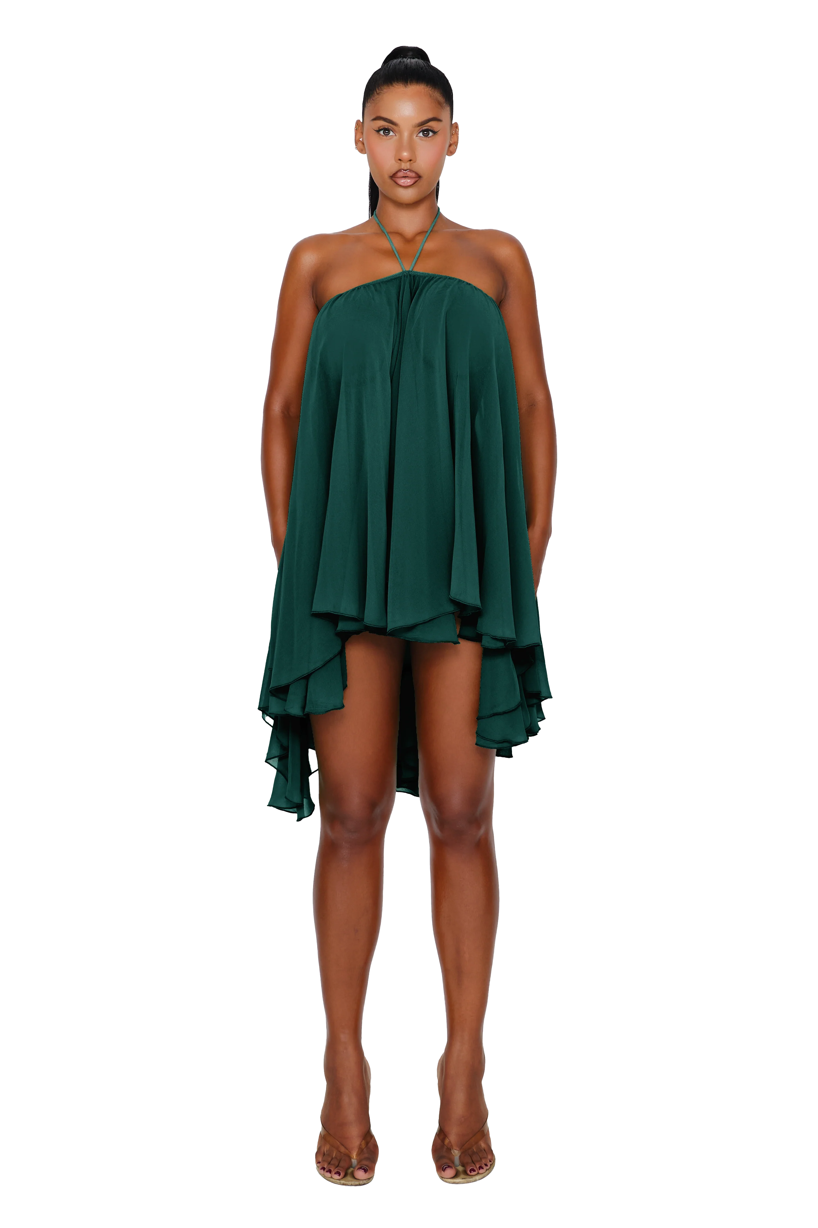 Thar Dress - Tropical Pine Green
