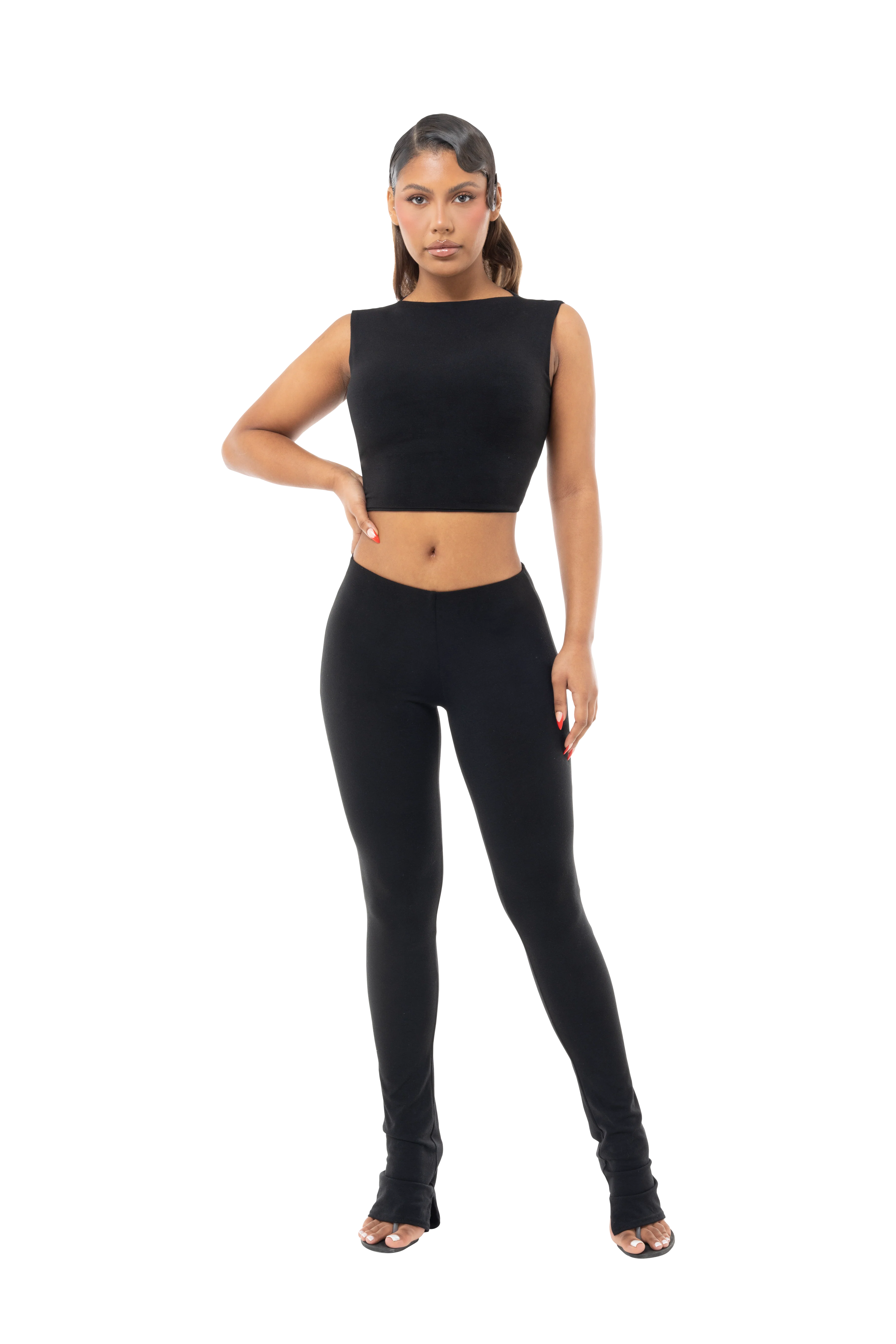 Basic Sleeveless Crop - Image 4