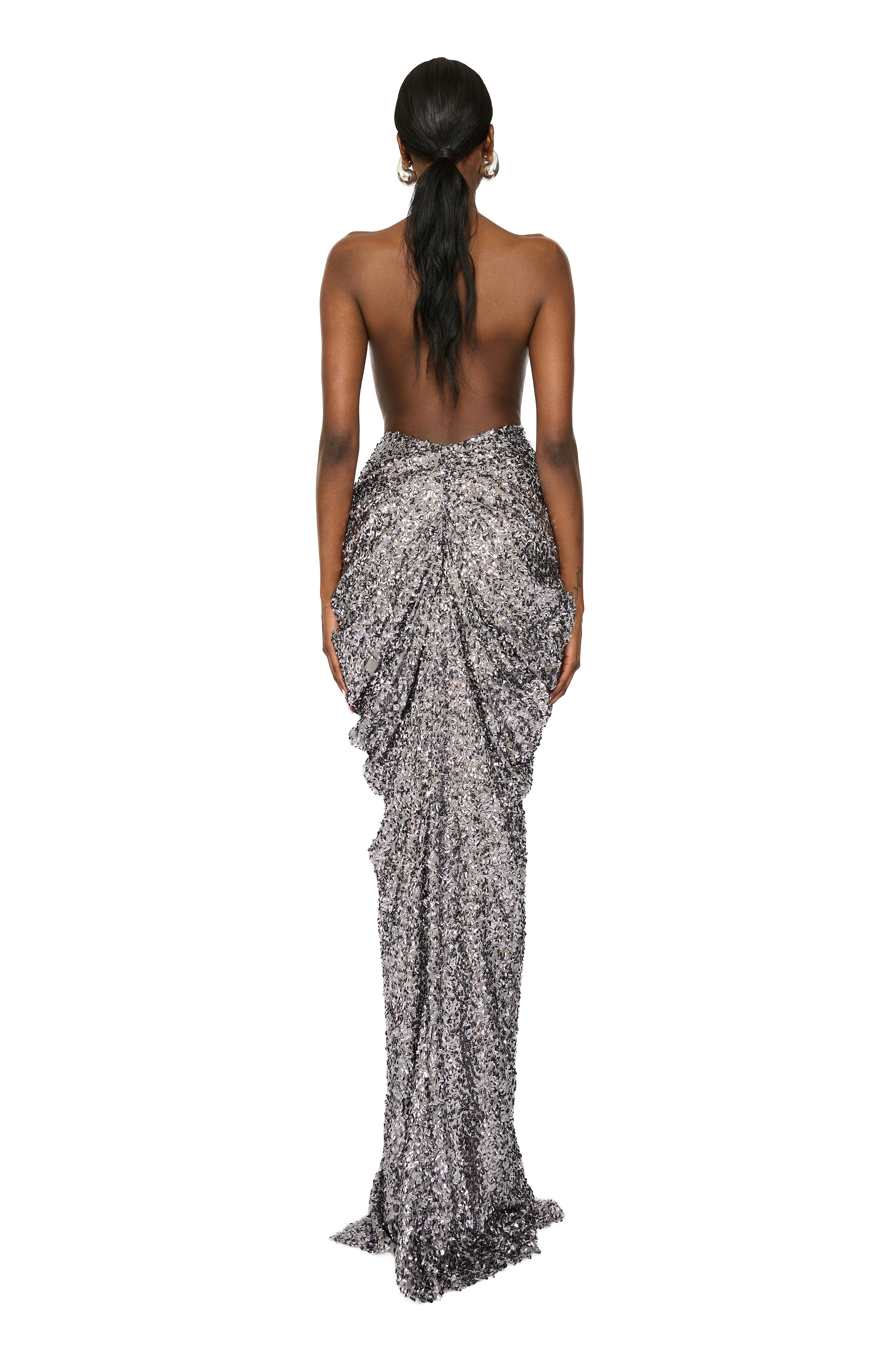 YASUR SKIRT - Silver Spoon Paillette - Image 3